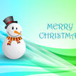 Snowman Christmas Greeting Card 1013